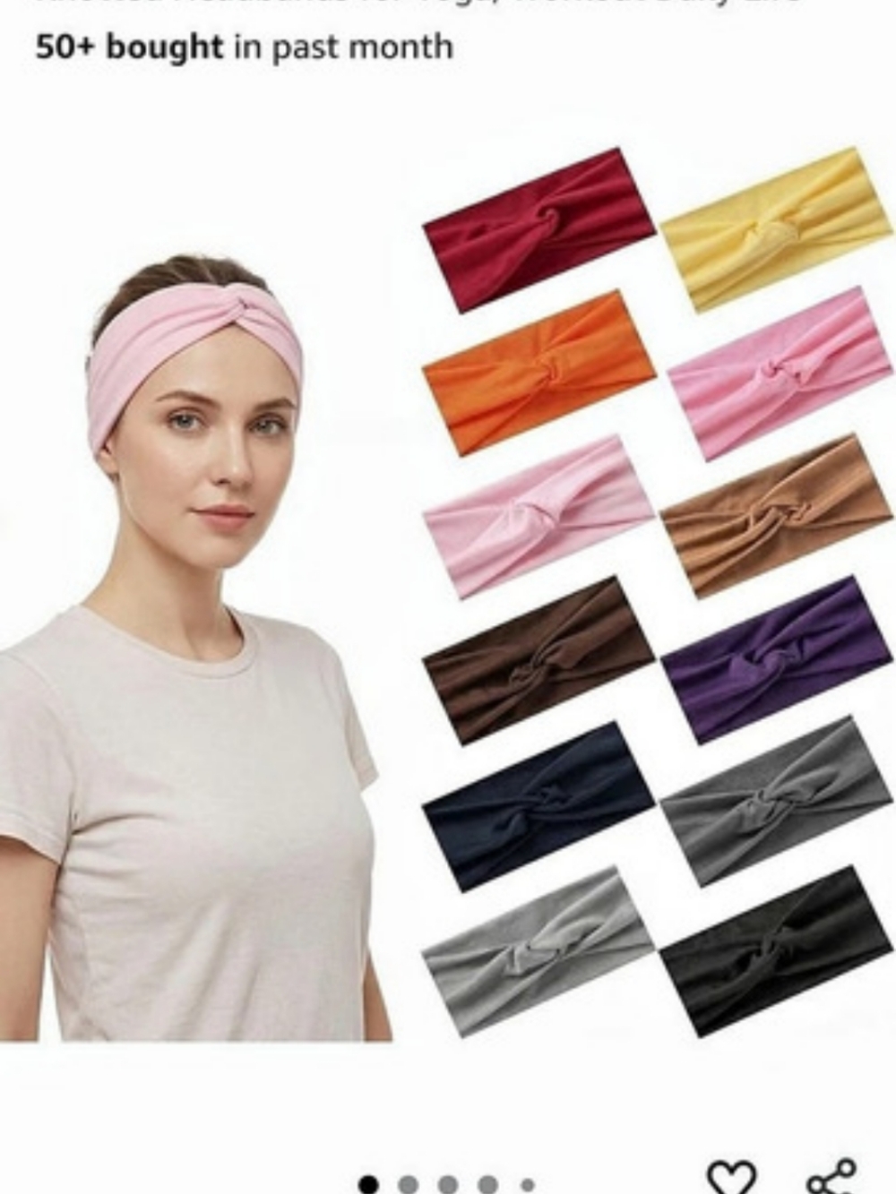 12 Pcs Stretchy Sport Headbands Athletic 12-Pack